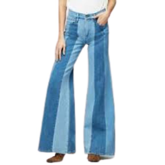 Frame La Palazzo Panel High waisted Wide Leg 24 - Picture 14 of 14